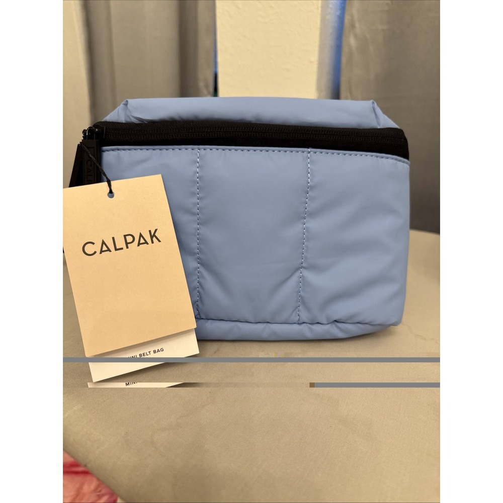 CALPAK Luka Mini Belt Bag Winter Sky Blue Puffer Fanny Pack Crossbody NWT